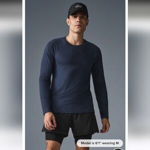 Alo Triumph‎ Long Sleeve tee athletic top NWT